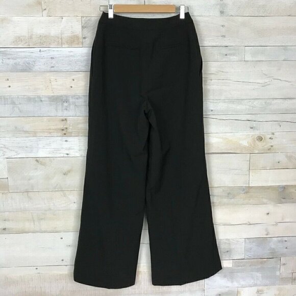 NEW Barbour Land Rover Wide Leg Dress Pants Black 6 - Picture 4 of 7